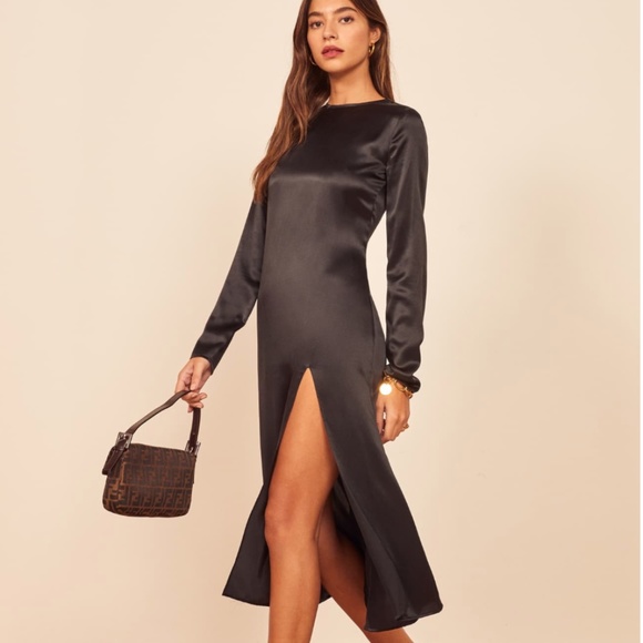Reformation Luci Dress. 100% Silk